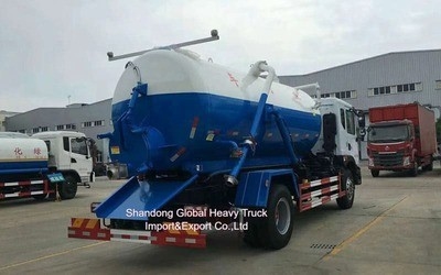 Dongfeng 4cbm 4*2 Caminhão de sucção de esgoto Caminhão de sucção de esgoto Caminhão de cisterna de vácuo