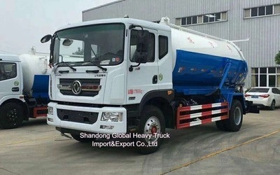 Dongfeng 4cbm 4*2 Caminhão de sucção de esgoto Caminhão de sucção de esgoto Caminhão de cisterna de vácuo
