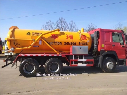 Dongfeng 6*4 em boas condições 290HP Cisterna de sucção de esgoto a vácuo Cisterna de sucção de esgoto