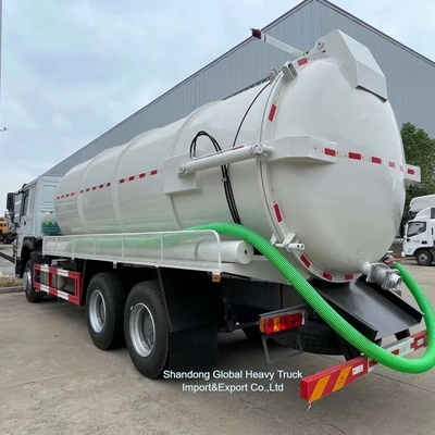Sinotruk HOWO 6X4 20cbm Caminhão de sucção de esgoto
