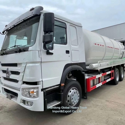 Sinotruk HOWO 6X4 Caminhão de sucção de esgoto ou fecal Caminhão de entrega Caminhão de transporte Caminhão de carga