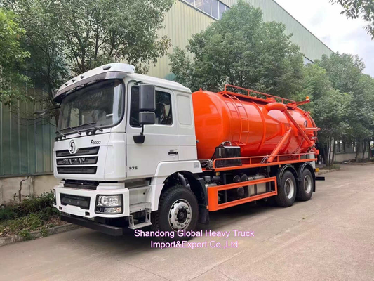 Rhd Shacman F3000 Hydro Excavators Combined Sewer Vacuum Suction Sewage + 4000L de Água Limpa