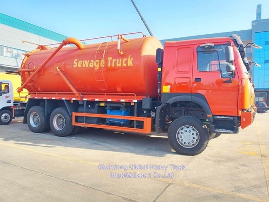 Shacman F3000 6X4 Caminhão de sucção de esgoto 20 metros cúbicos Volume 300HP