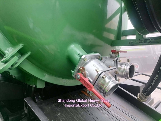 Preço de fábrica 8*4 380hp Caminhão de sucção de esgoto Dongfeng Chassis 18000L Tanque