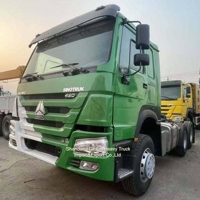 Howo 6x4 caminhão-trator usado Sinotruk LHD RHD longa distância de condução Trailer cabeça de caminhão