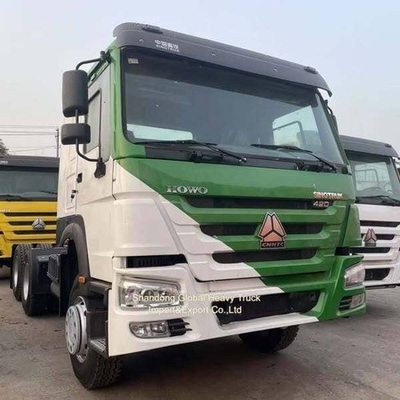 Howo 6x4 caminhão-trator usado Sinotruk LHD RHD longa distância de condução Trailer cabeça de caminhão