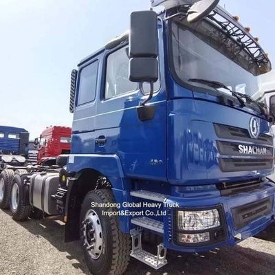 Shacman 6X4 caminhão-trator 371HP Prime Mover com pneus 12.00R20 para carga pesada