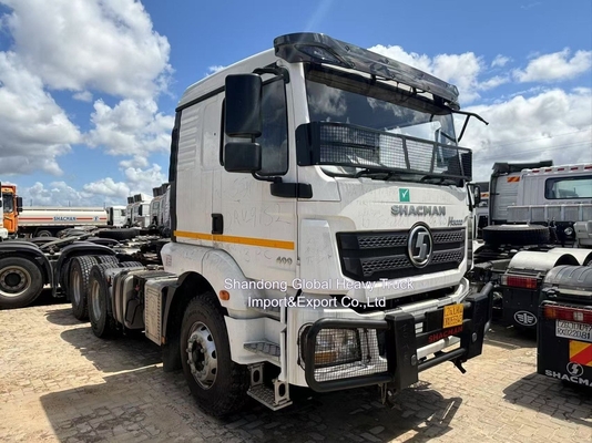 6X4 Direção esquerda ou direção direita 380HP Shacman F3000 Tractor Trailer Usado Tractor Head Truck