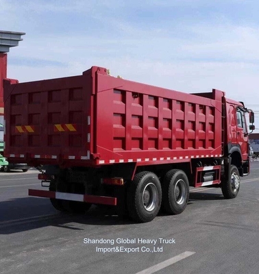 Transmissão manual Sinotruk HOWO 380 HP 6X4 Tipper / Dumper / Dump Truck