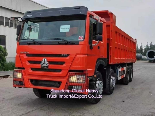 Transmissão manual Sinotruk HOWO 380 HP 6X4 Tipper / Dumper / Dump Truck
