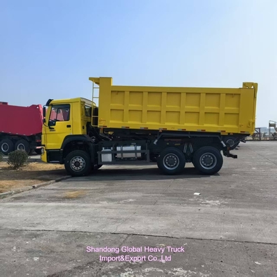 Sinotruck HOWO 6*4 10 Wheeler 20m3 30 toneladas Carrinhos de descarga pesados usados