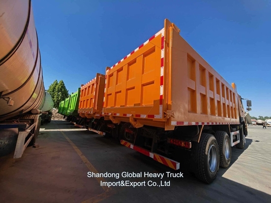 Boa Qualidade 371HP 375HP 6*4 10 Rodas Usadas HOWO Caminhão de Despejo Caminhão de Despejo para Mercado Africano