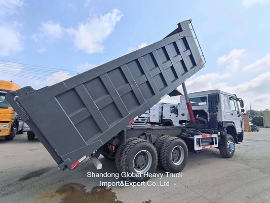 Caminhão pesado usado 6*4 375HP Sinotruk HOWO Caminhão de descarga Caminhão de descarga
