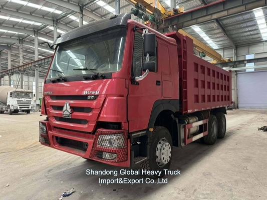 Transmissão manual Sinotruk HOWO 380 HP 6X4 Tipper / Dumper / Dump Truck