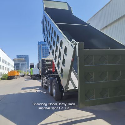 Caminhão Basculante Pesado Shacman F3000 com Motor de 380HP e Tração 8x4 para Capacidade de Carga de 50t