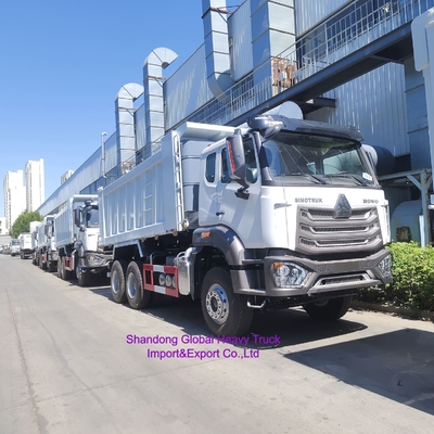 Caminhão basculante usado Sinotruk HOWO 8X4 Ex N Nx de 12 rodas Hohan, 371HP 380HP