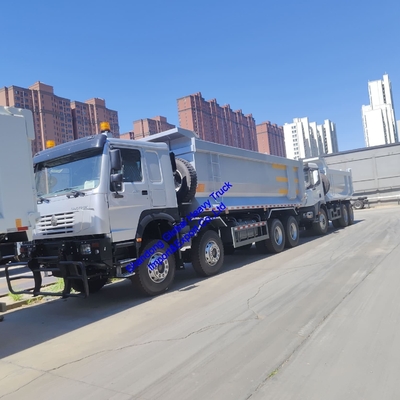HOWO 7 8X4 371HP Tipper Sinotruk renovado HOWO camião de lixo 371HP 12 pneus