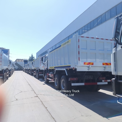 Caminhão Basculante HOWO Nx 6X4 Tração 340/380/420HP Direção à Direita Caminhão Sinotruk