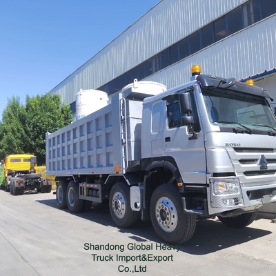Novo e usado 351/371/375/380/400/460/500/540HP Shacman Sinotruck 8*4 HOWO camião de descarga
