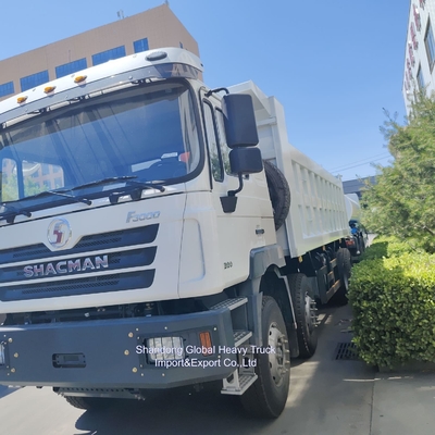 Caminhão Basculante Shacman 30m3 Largo Box 8X4 12 Rodas Pesado 400HP Motor Diesel Novo Condição