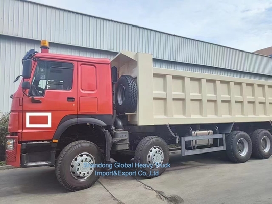 HOWO 7 8X4 371HP Tipper Sinotruk renovado HOWO camião de lixo 371HP 12 pneus