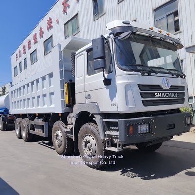 Caminhão Basculante Shacman 30m3 Largo Box 8X4 12 Rodas Pesado 400HP Motor Diesel Novo Condição