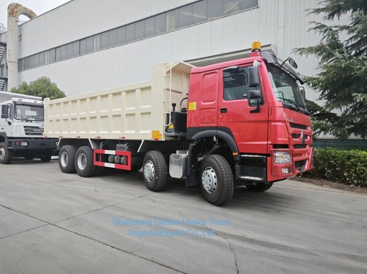HOWO 7 8X4 371HP Tipper Sinotruk renovado HOWO camião de lixo 371HP 12 pneus