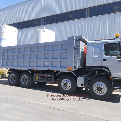 Novo e usado 351/371/375/380/400/460/500/540HP Shacman Sinotruck 8*4 HOWO camião de descarga