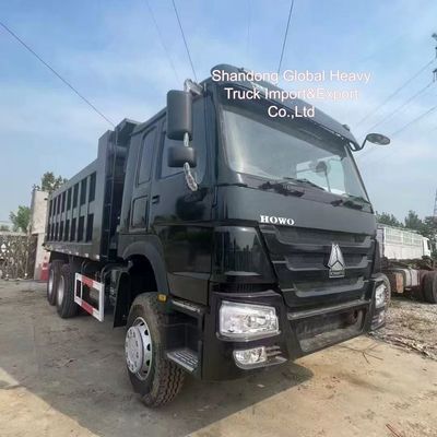 China Sinotruk HOWO 6*4 10 Rodas Pneus 371hp 380hp 400hp 30toneladas Trator de Carga Basculante