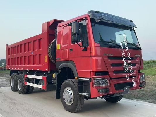 China Sinotruk HOWO 6*4 10 Rodas Pneus 371hp 380hp 400hp 30toneladas Trator de Carga Basculante