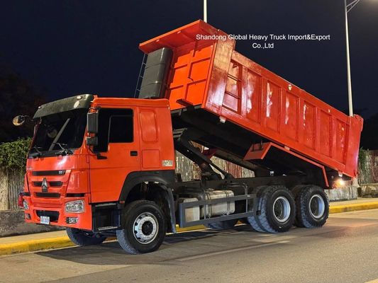 Caminhão Basculante HOWO 6X4 Usado 371, 375 336 HP 10 Rodas 30 Toneladas
