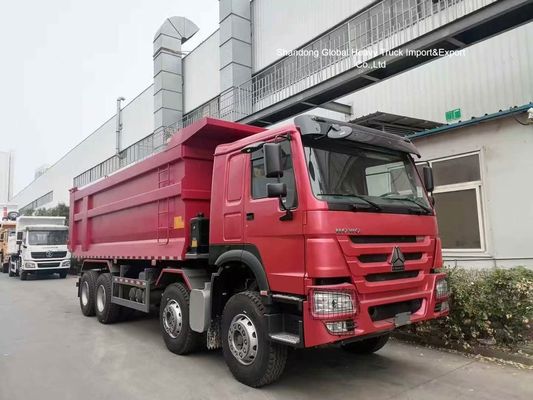 Sinotruk HOWO Pequeno caminhão de descarga traseiro leve Ming Mining 30 40 50 toneladas 8X4 10 12