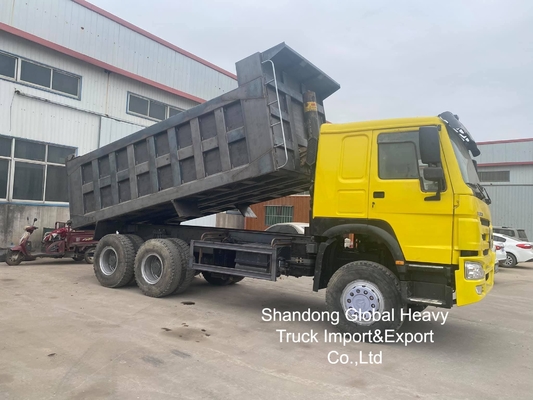 Caminhão HOWO Usado 8X4 /6X4 Basculante Sinotruk Basculante 10 Rodas 50 Toneladas Caminhão Basculante Usado