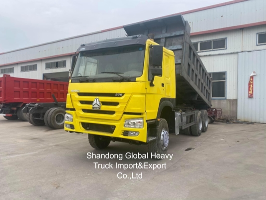 Caminhão HOWO Usado 8X4 /6X4 Basculante Sinotruk Basculante 10 Rodas 50 Toneladas Caminhão Basculante Usado