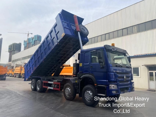 HOWO Camião 8X4 / 6X4 Camião de descarga Sinotruk Tipper 12 rodas 50 toneladas Camião de descarga usado