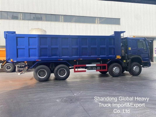 HOWO Camião 8X4 / 6X4 Camião de descarga Sinotruk Tipper 12 rodas 50 toneladas Camião de descarga usado