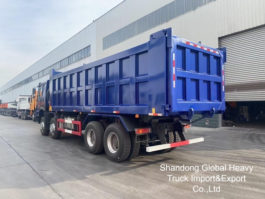 China Sinotruk HOWO Usado 371/375HP 8X4 Direito de Direito Mini Dump Truck em estoque