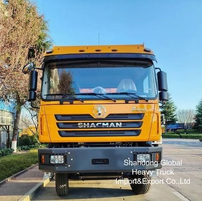 Caminhão basculante Shacman F3000 8x4 com motor de 420 HP e assento com suspensão a ar para projetos de mineração em Moçambique