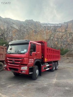 HOWO 8x4 Dump Truck com motor de 371HP para carga útil de 40-60 toneladas e corpo de mineração reforçado