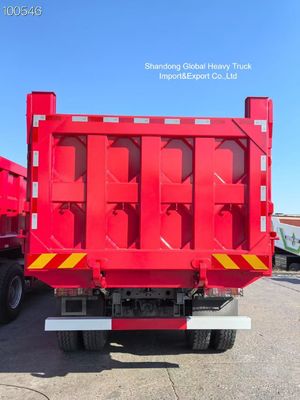 HOWO 8x4 Dump Truck com motor de 371HP para carga útil de 40-60 toneladas e corpo de mineração reforçado