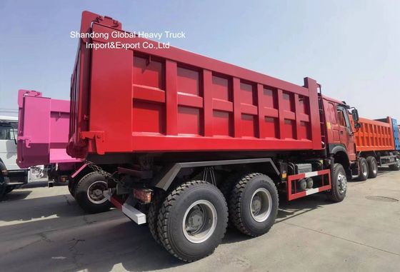 Truque de descarga pesado HOWO 8×4 com motor de 420 CV e chassi reforçado para mineração da Tanzânia