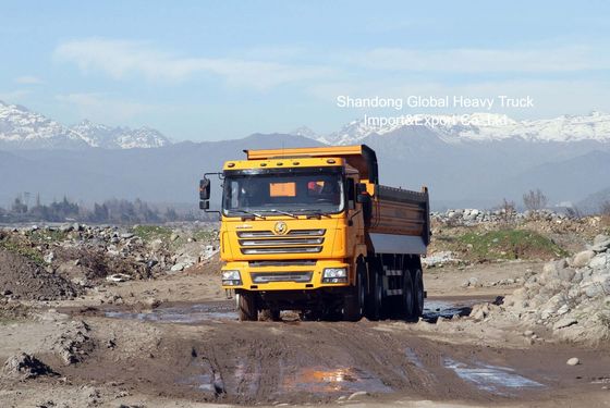 Shacman F3000 8×4 Dump Truck com motor de 420HP e corpo de aço de alta resistência para mineração da Tanzânia