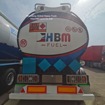 3-5 Compartments 50000 Liters Fuel Tanker Semi Trailer with High-Strength Carbon Steel and Low Price
