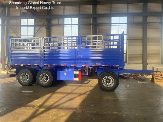 Semi-reboque de 3 eixos para transporte agrícola e industrial
