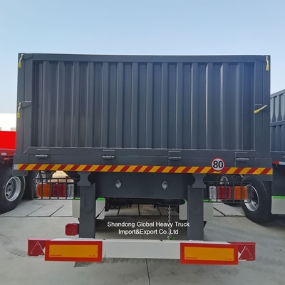 Semi-reboque de vedação de aço de 3 eixos para transporte de carga a granel