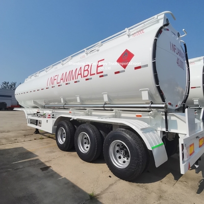 3 eixos de carga pesada de tanque de combustível Semi-reboque 50000L Capacidade