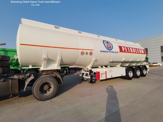 3 eixos de carga pesada de tanque de combustível Semi-reboque 50000L Capacidade