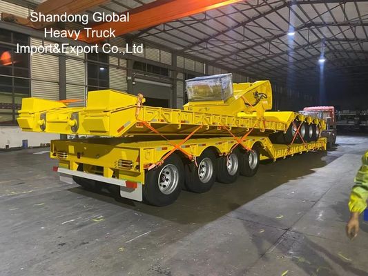 Semi-reboque de dois eixos de carga pesada de 40 pés - certificado ECE, CE