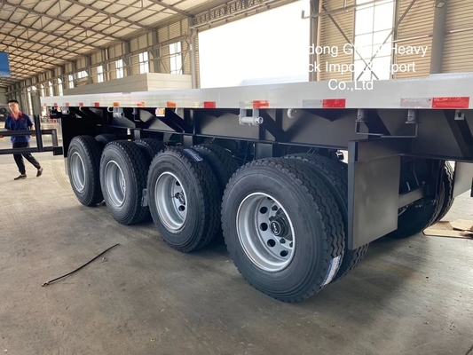 Semi-reboque com cerca de 3 eixos 40-60 t Capacidade para transporte de mercadorias