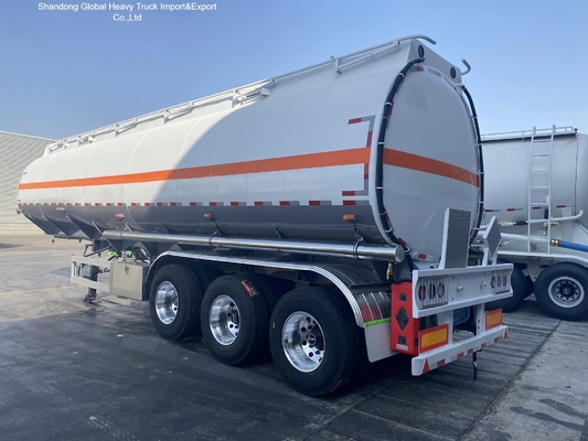 Semirreboque tanque de combustível diesel e gasolina de 3 eixos 45000L com freios ABS